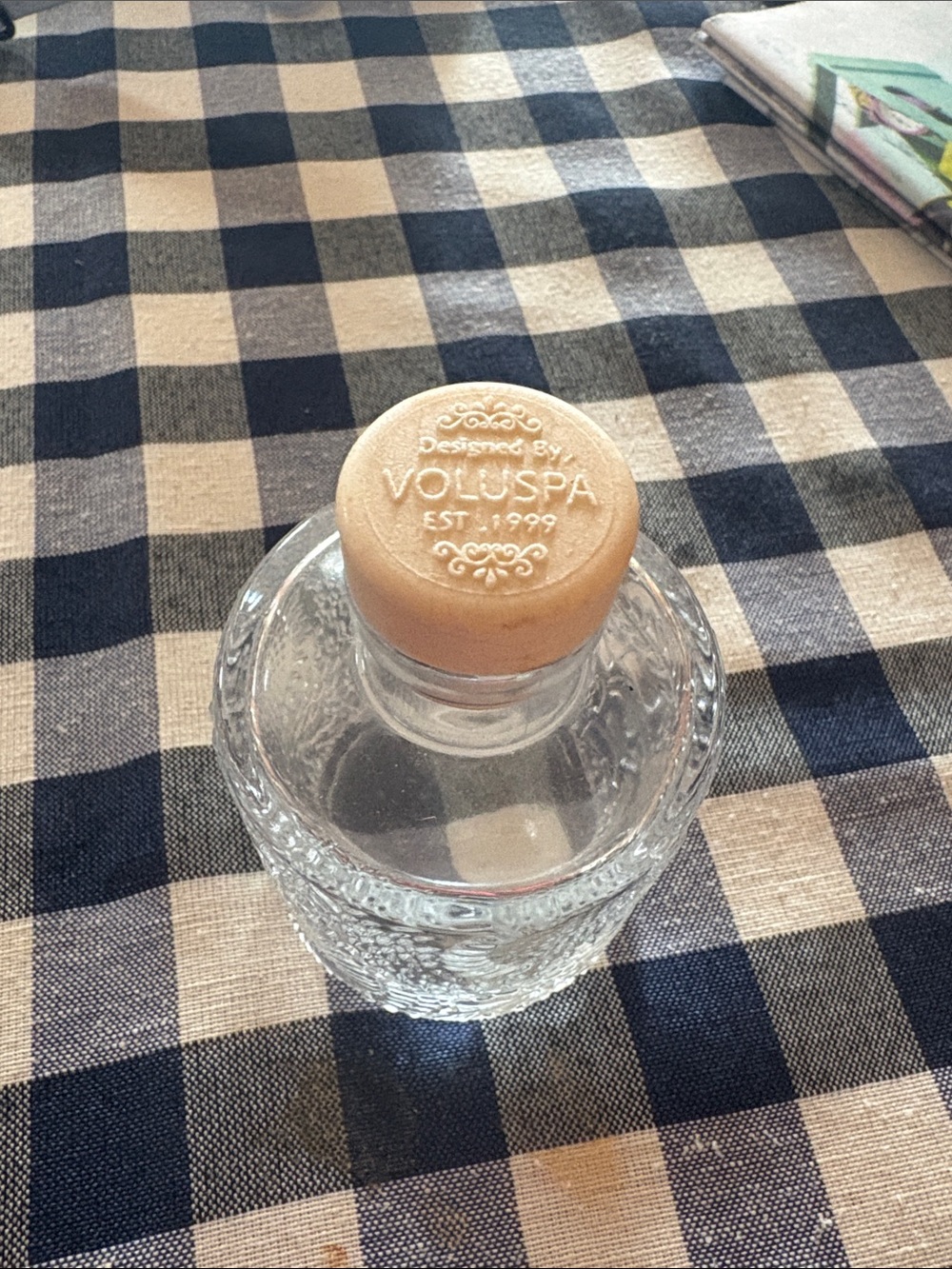 Voluspa Clear Scent Diffuser Container - Picture 2 of 2
